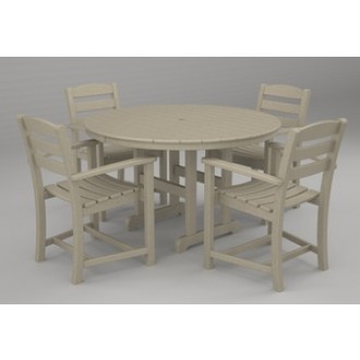 Poly-Wood La Casa 5-Pc. Dining Set in Sand