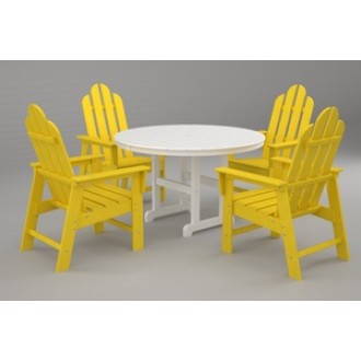 Poly-Wood Long Island 5-Pc. Dining Set in Lemon