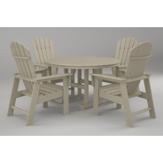 Poly-Wood South Beach 5-Pc. Dining Set in Sand