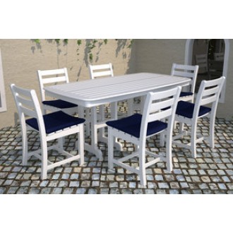 POLYWOOD¨ La Casa Cafe 7-Piece Dining Set