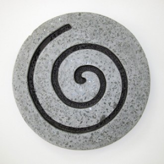 Screen Gems 14" Sandstone Circle Design Wall Art - Set of 2