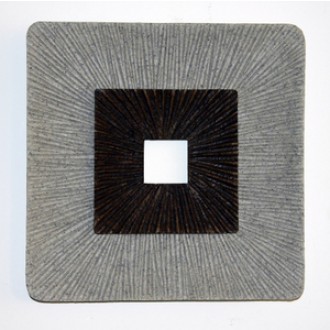 Screen Gems 26" Sandstone Square Design Wall Art - Set of 2