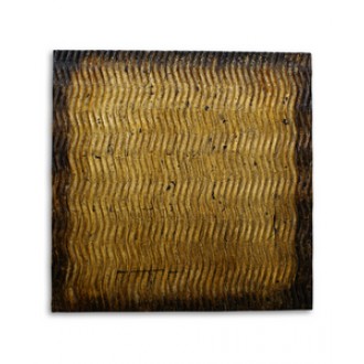 Screen Gems Metallic S Pattern Brown Wall Art