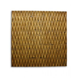 Screen Gems Metallic Ridge Gold Wall Art