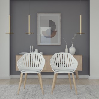 International Home Miami Amazonia 2-Piece Chairs Set - Lifestyle