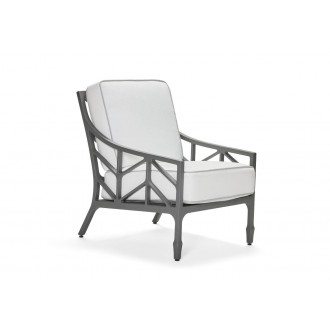 Woodard Alberti Lounge Chair - Angled and Close-Up
