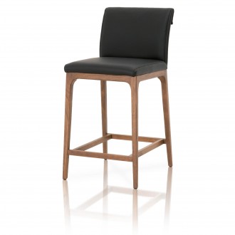 Essentials For Living Alex Counter Stool in Sable - Front Side Angle