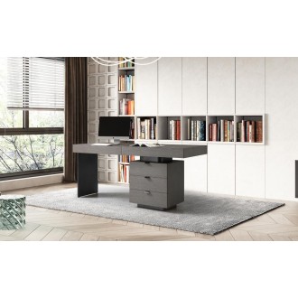 Alma Desk in Gray-Lifestyle