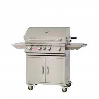 Bull BBQ Angus Complete Cart - Angled and Closed