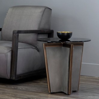 Sunpan Paros End Table - Lifestyle