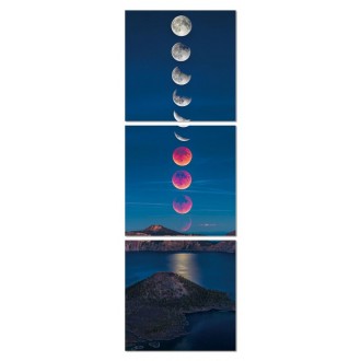 Eclipse 28 X 28 Each Piece Acrylic Color Painting