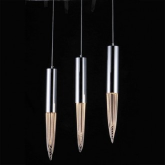 Bromi Talon 3 Light Pendant in Chrome