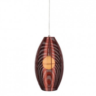 Bromi Lenox Lenox 1 Light Cone Maroon Pendant