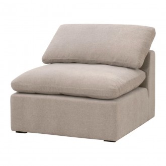 Essentials for Living Sky Modular Armless Chair - Front Side Angle