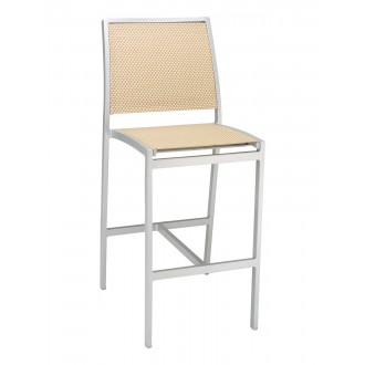 Aluminum Barstool - Light Basket
