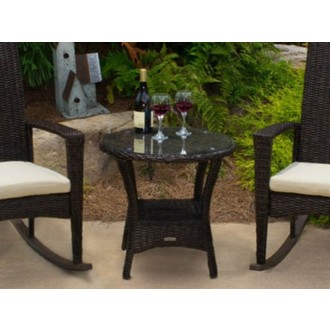 Tortuga Outdoor Bayview Side Table Pecan