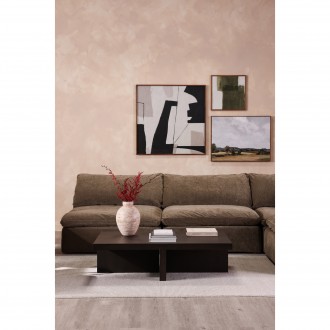 Moe's Home Collection Folke Coffee Table in Dark Brown - Lifestyle