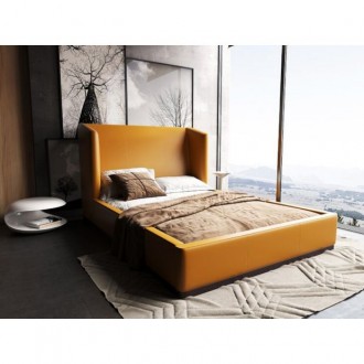 Manhattan Comfort Lenyx Full and Queen Bed Saddle