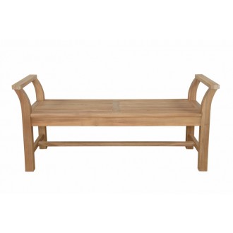 Anderson Teak Sakura Backless Bench - Front View