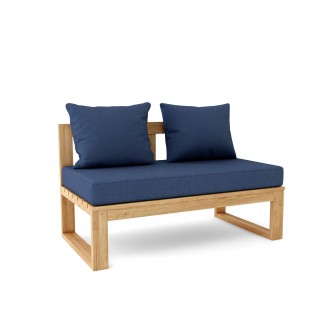 Anderson Teak Straight Modular Deep Seating - Navy 
