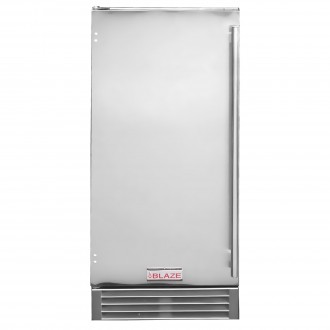 Blaze Grills 50 Lb. 15-Inch Outdoor Ice Maker with Gravity Drain - Front