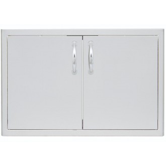 Blaze Grills 32-Inch Double Access Door with Paper Towel Holder - Front