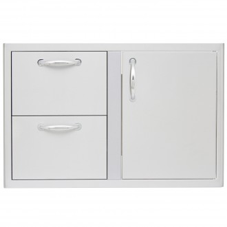 Blaze Grills 32 Inch Access Door & Double Drawer Combo - Front