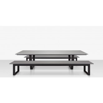 Source Furniture Bosca Aluminum Bench 