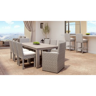 Coronado Dining Chair in Canvas Natural w/ Self Welt - Lifestyle
