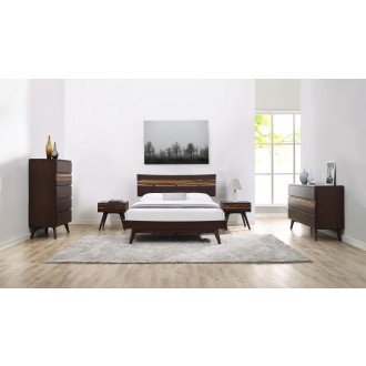 Greenington Azara Five Drawer High Chest, Sable - Lifestyle