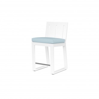 Newport Counter Stool in Canvas Skyline, No Welt - Front Side Angle