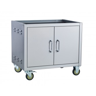 Bull BBQ 24" Steer Pedestal Cart Bottom - Door Closed