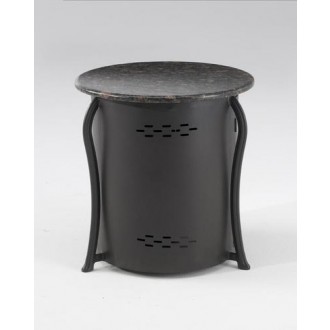 Outdoor Greatroom Company Table & LP Tank Cover w/ Granite Top - Front Angle