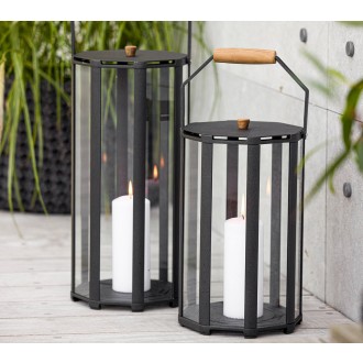 Cane-Line Lightlux Lantern W/Teak Handle Small Outdoor