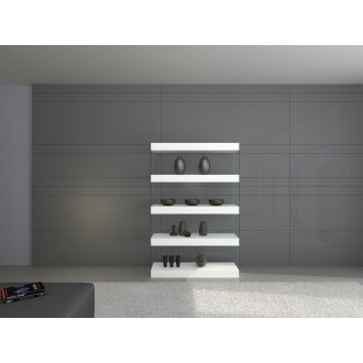 J&M Furniture Cloud Curio Unit in High Gloss 