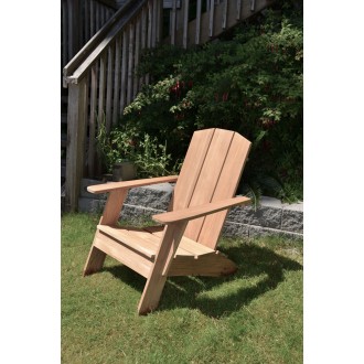 Hi Teak Furniture Aurele Teak Outdoor Adirondack Lounge Chair - Lifestyle 2