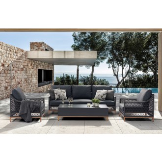 Whiteline Modern Living Karen 4-Piece Outdoor Collection