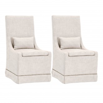 Essentials For Living Colleen Dining Chair - Set of Two - Set in Front Side Angle