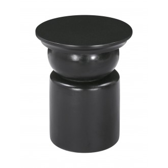 Colombo Side Table in Black - Angled