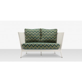 Source Outdoor Furniture Cosmo Aluminum Loveseat front