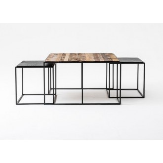 Nova Solo Rustika Nesting Coffee Table Set 