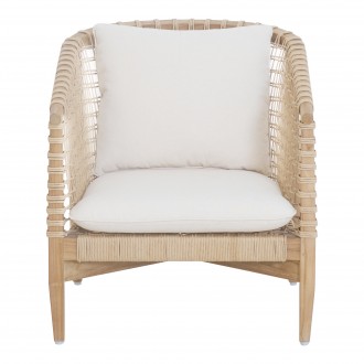 Moe's Home Collection Kuna Outdoor Lounge Chair - Front Angle
