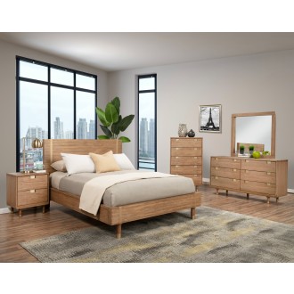 Alpine Furniture Easton Standard King Platform Bed - Lifestyle