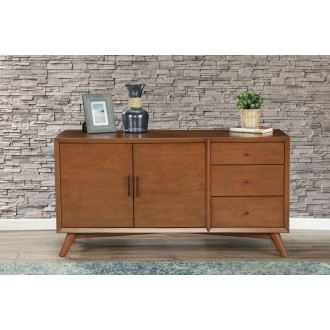 Alpine Furniture Flynn Sideboard in Acorn - Lifestyle 2