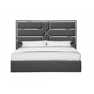 J&M Furniture Da Vinci Bedroom Collection Charcoal