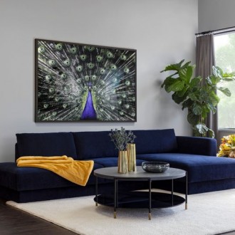 Sunpan Tecoma Sofa Chaise - Raf - Danny Navy - Lifestyle