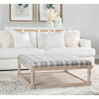 Essentials For Living Dean 92" California Casual Sofa - Performance Boucle Snow, Natural Gray Oak -  Lifestyle