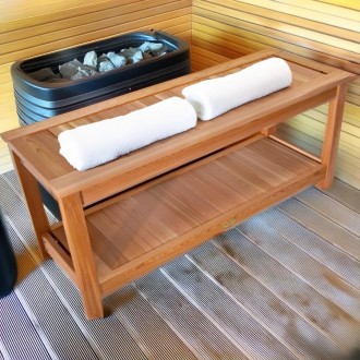 Deluxe Sauna Bench - Lifestyle