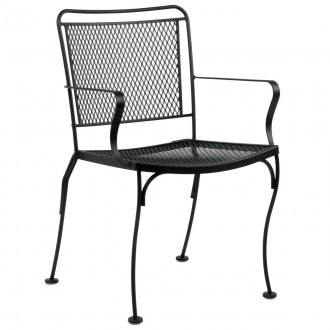 Woodard Constantine Dining Arm Chair - Stackable