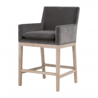 Essentials For Living Drake Counter Stool - Front Side Angle
